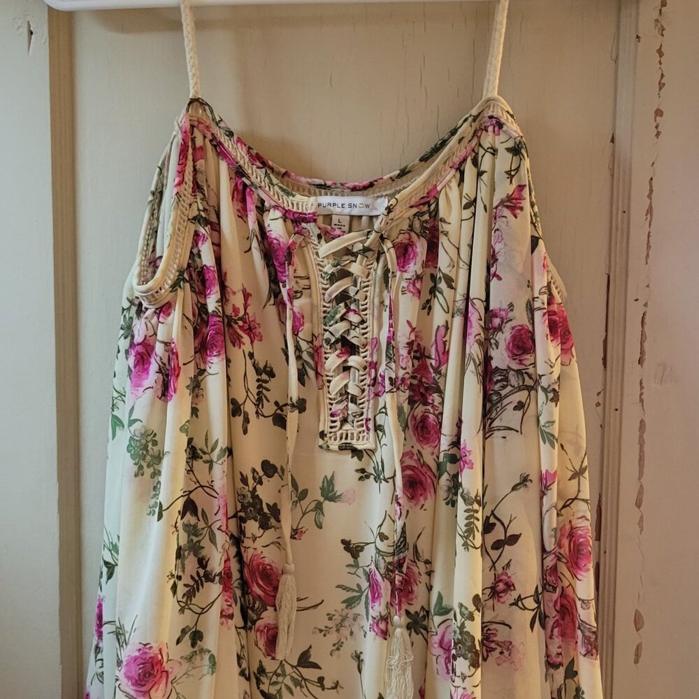 Floral Long Sleeve Dress